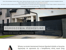 Tablet Screenshot of centrumogrodzen.pl